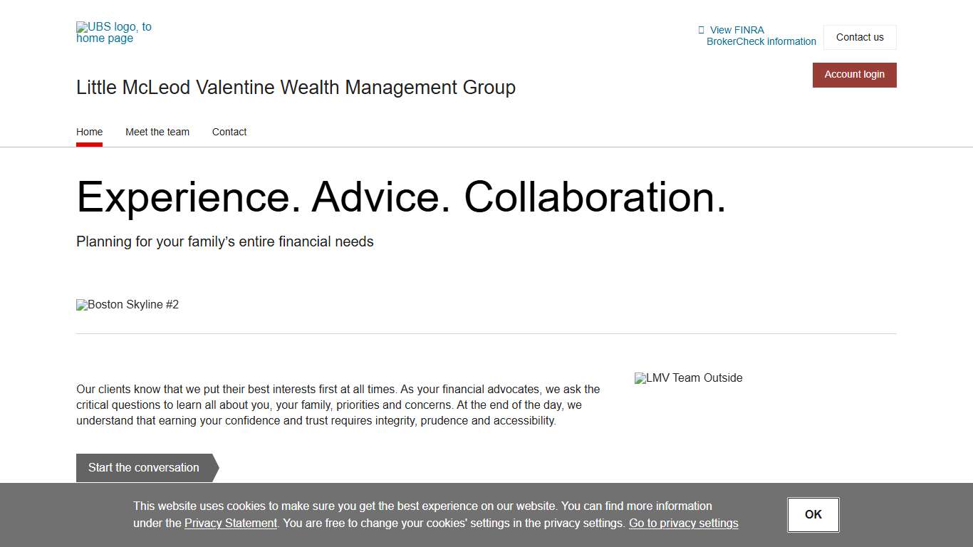 Little McLeod Valentine Wealth Management Group - Boston, MA UBS